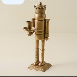 NWT Magnolia Market Brass Etched Nutcracker